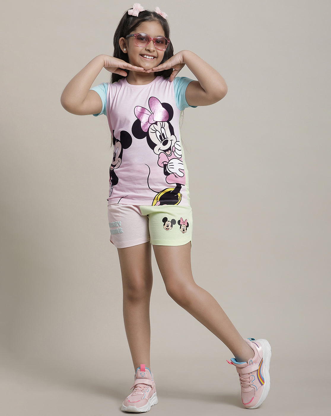 Mickey & Friends Regular Fit Tshirt For Girls