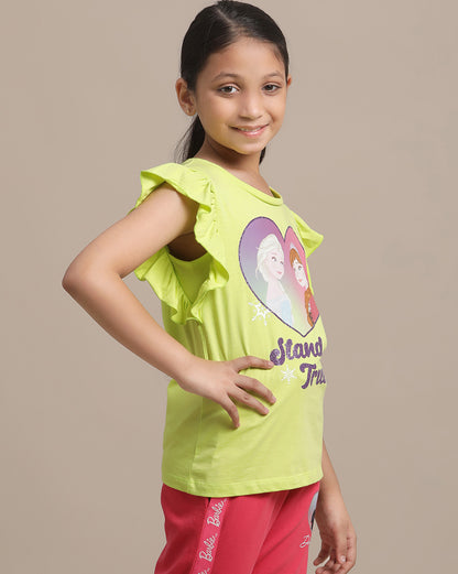 Frozen Regular Fit Tshirt For Girls