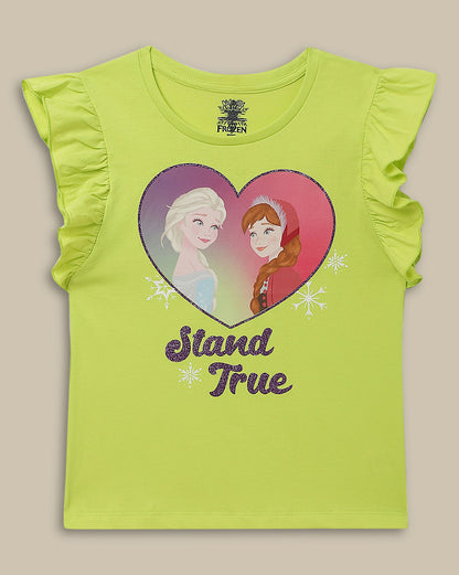 Frozen Regular Fit Tshirt For Girls