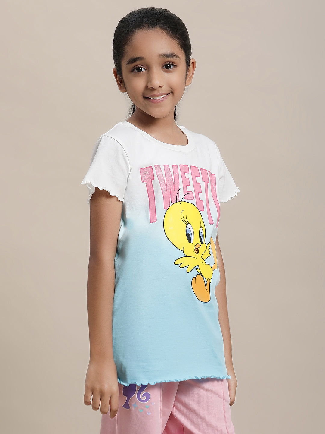 Looney Tunes Regular Fit Tshirt For Girls