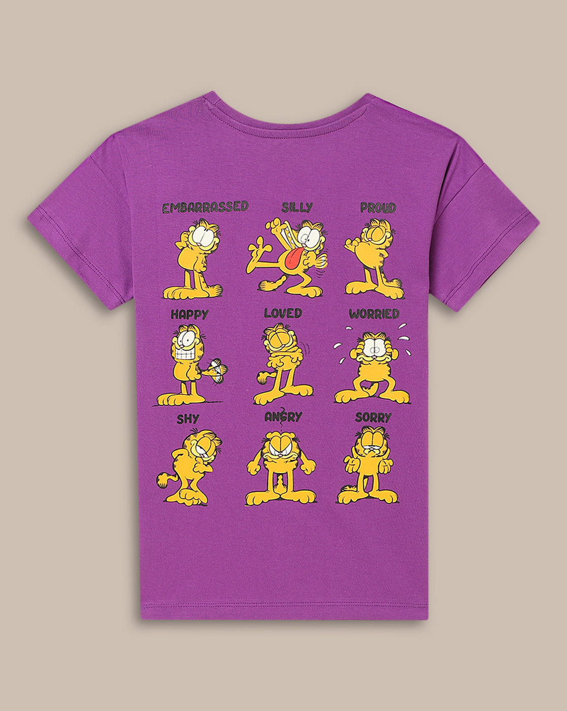 Garfield Relaxed Fit Tshirt For Girls