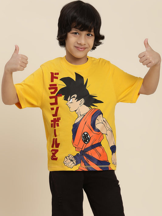 Dragon Ball Z Regular Fit Tshirt For Boys