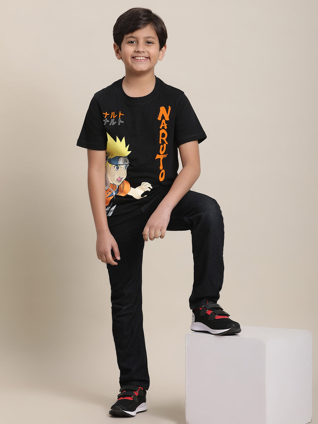 Naruto Regular Fit Tshirt For Boys