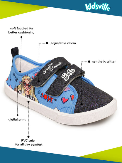 Barbie Navy Shoes For Kids Girls