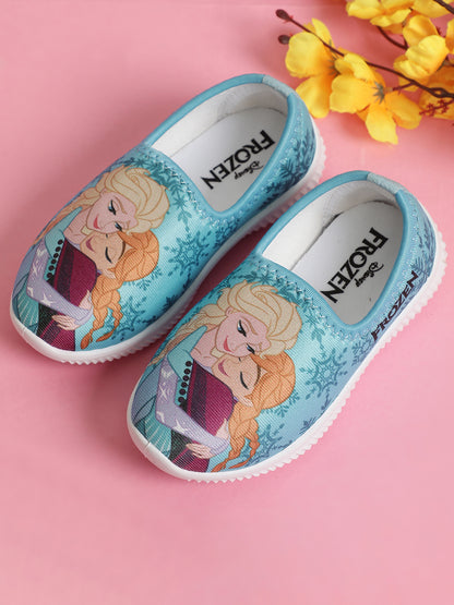 Frozen Sky Blue Shoes For Kids Girls