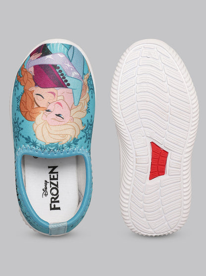 Frozen Sky Blue Shoes For Kids Girls