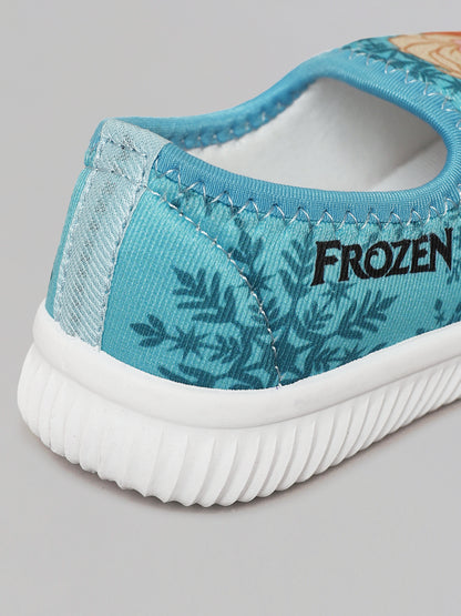 Frozen Sky Blue Shoes For Kids Girls