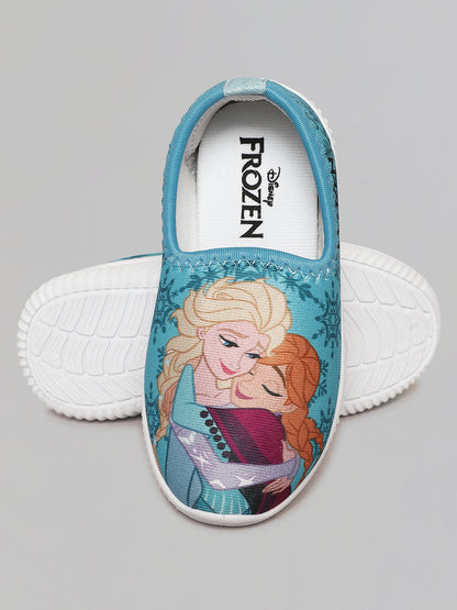 Frozen Sky Blue Shoes For Kids Girls