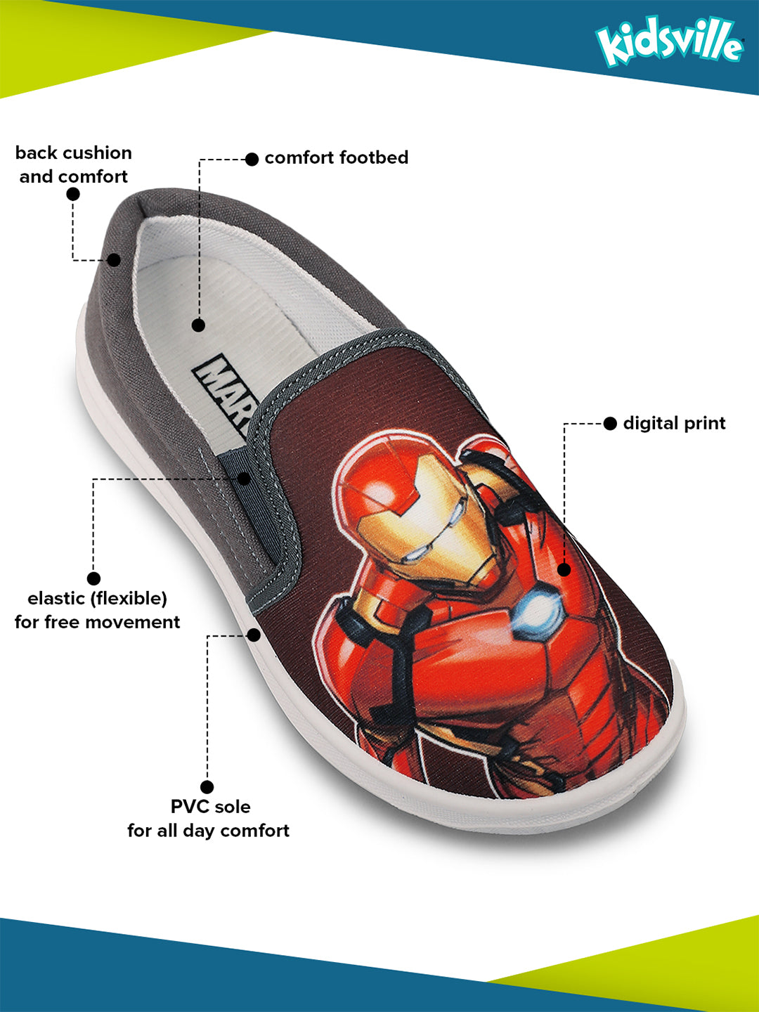 Iron Man Shoes For Kids Boys