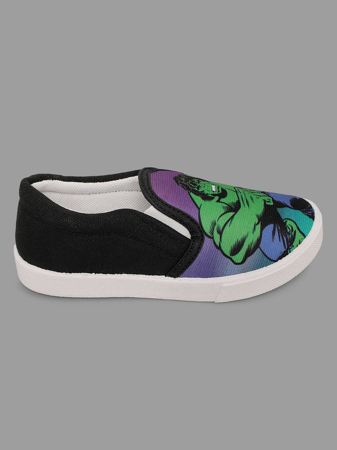 Hulk Black Shoes For Kids Boys