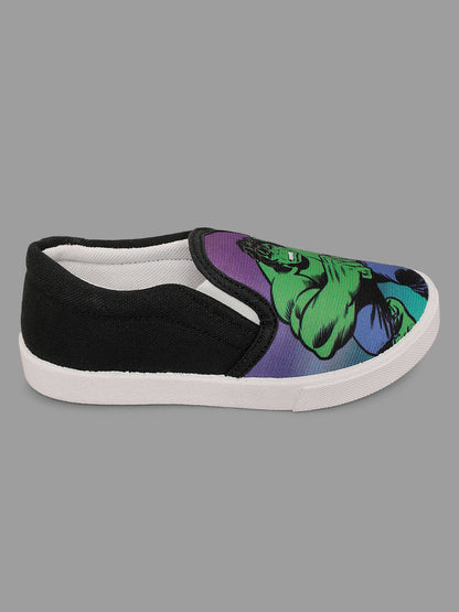 Hulk Black Shoes For Kids Boys