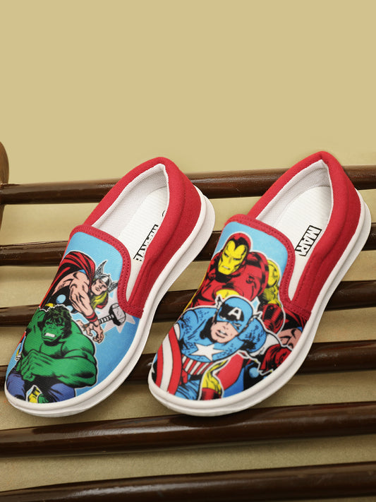 Avengers Red Shoes For Kids Boys