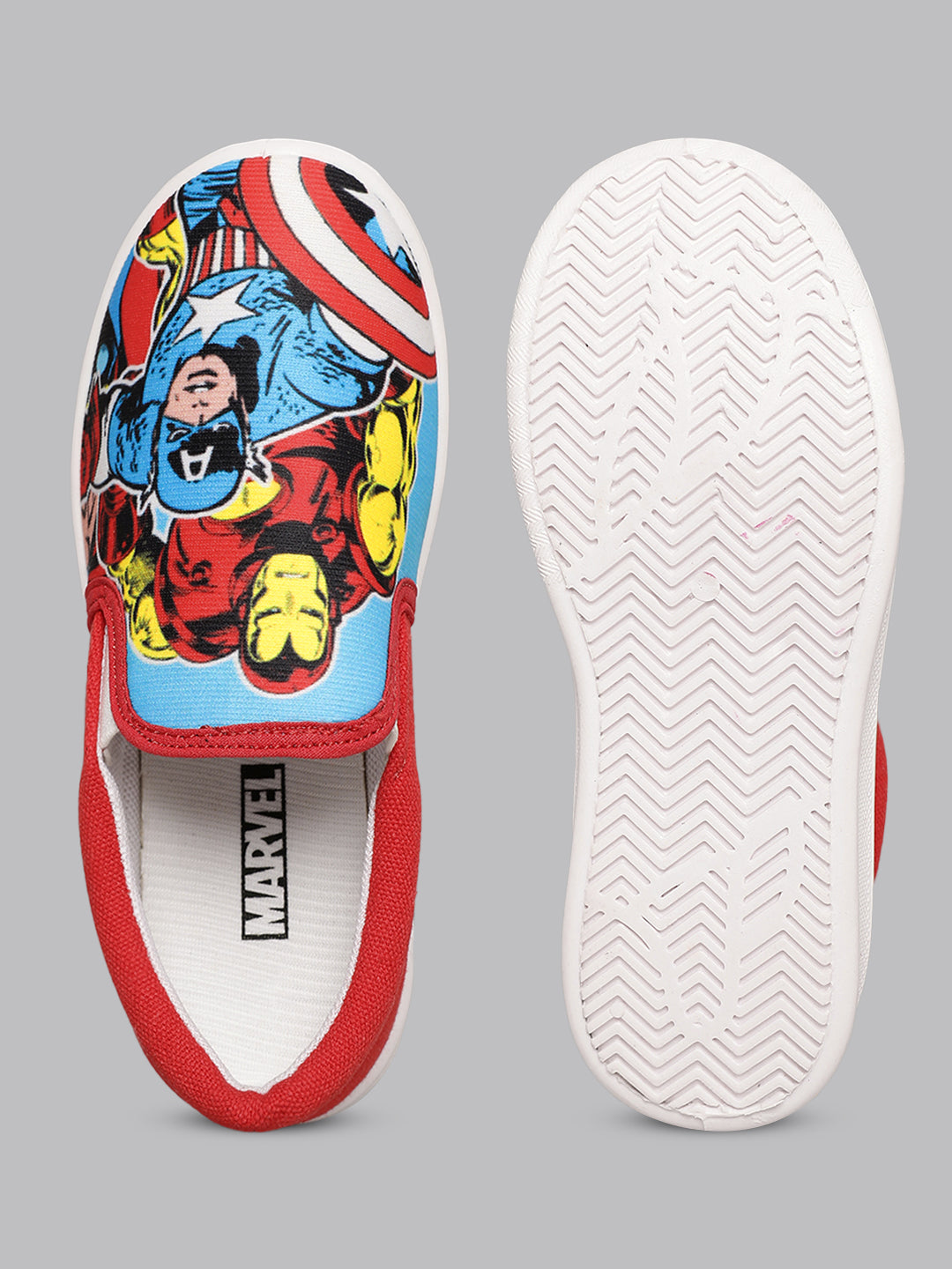 Avengers Red Shoes For Kids Boys