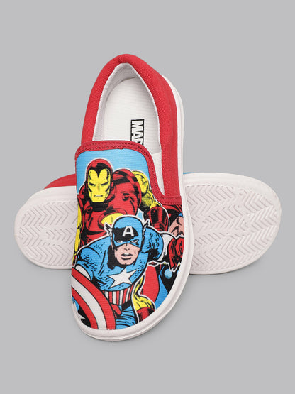 Avengers Red Shoes For Kids Boys