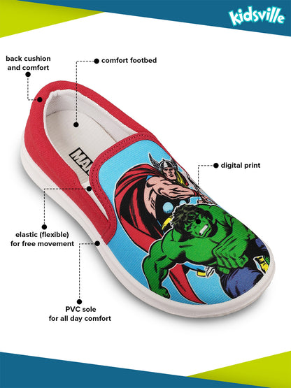 Avengers Red Shoes For Kids Boys