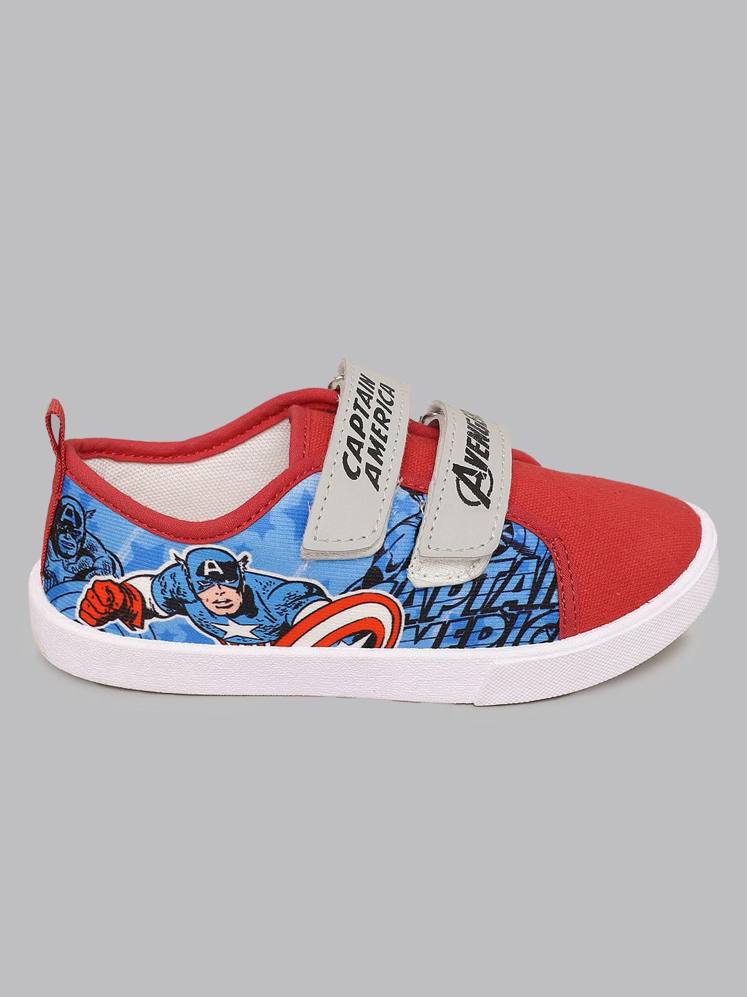 Captain America Red Shoes For Kids Boys