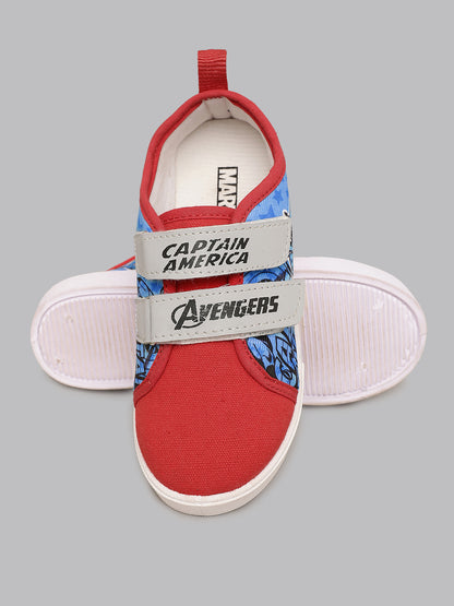 Captain America Red Shoes For Kids Boys