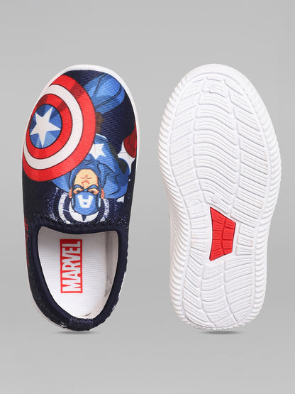 Captain America Royal Blue Shoes For Kids Boys