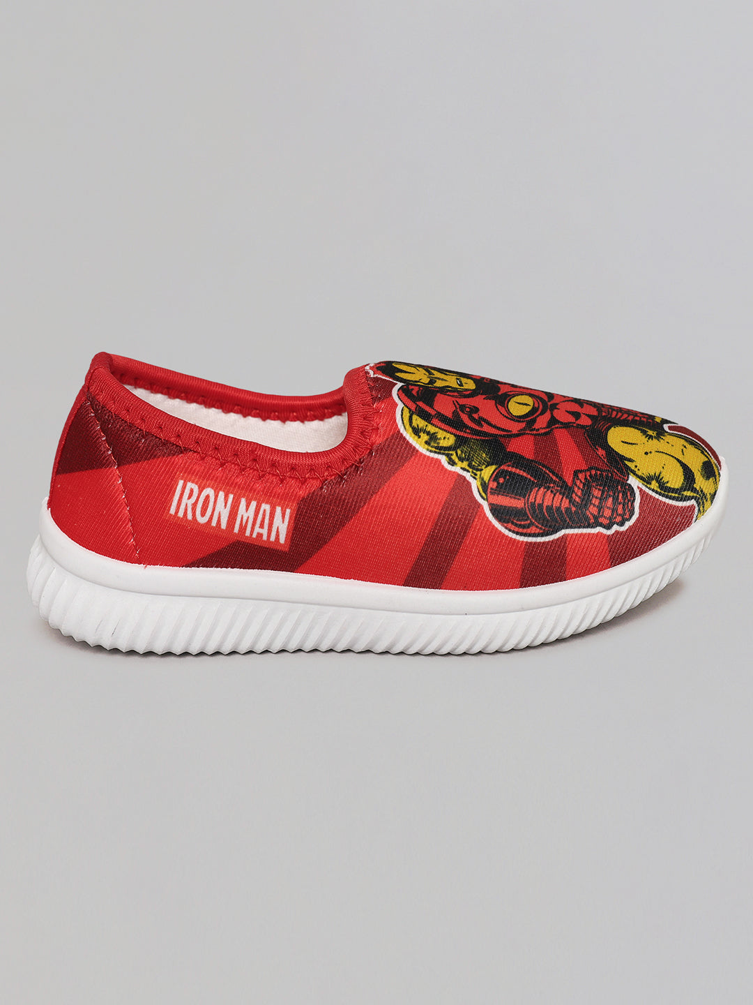 Iron Man Maroon Shoes For Kids Boys