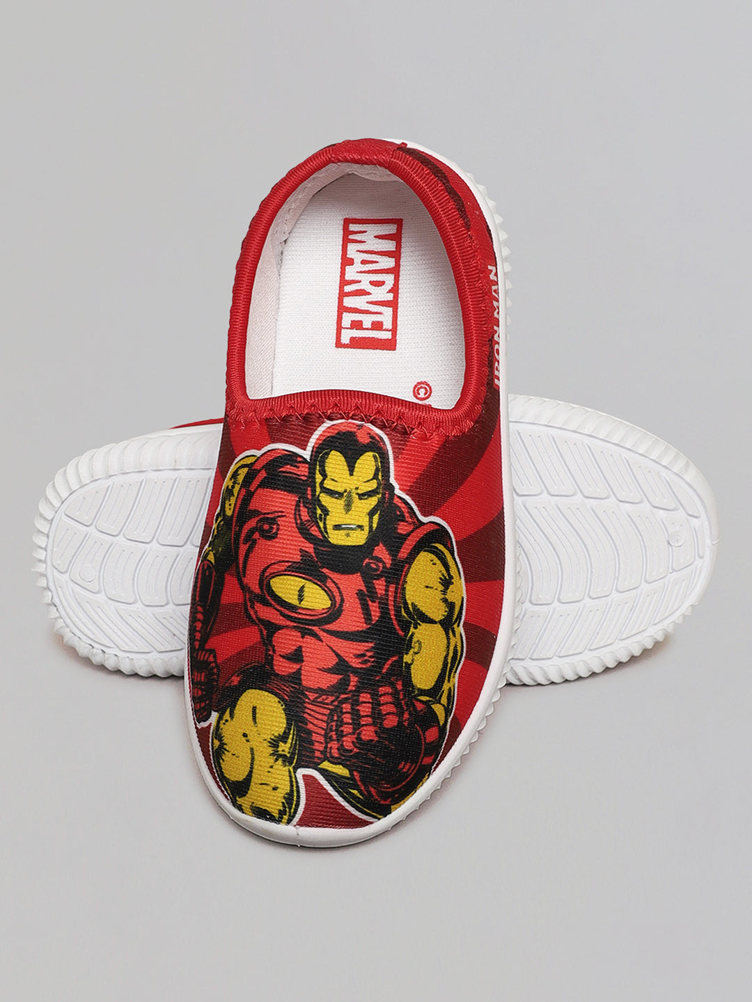 Iron Man Maroon Shoes For Kids Boys