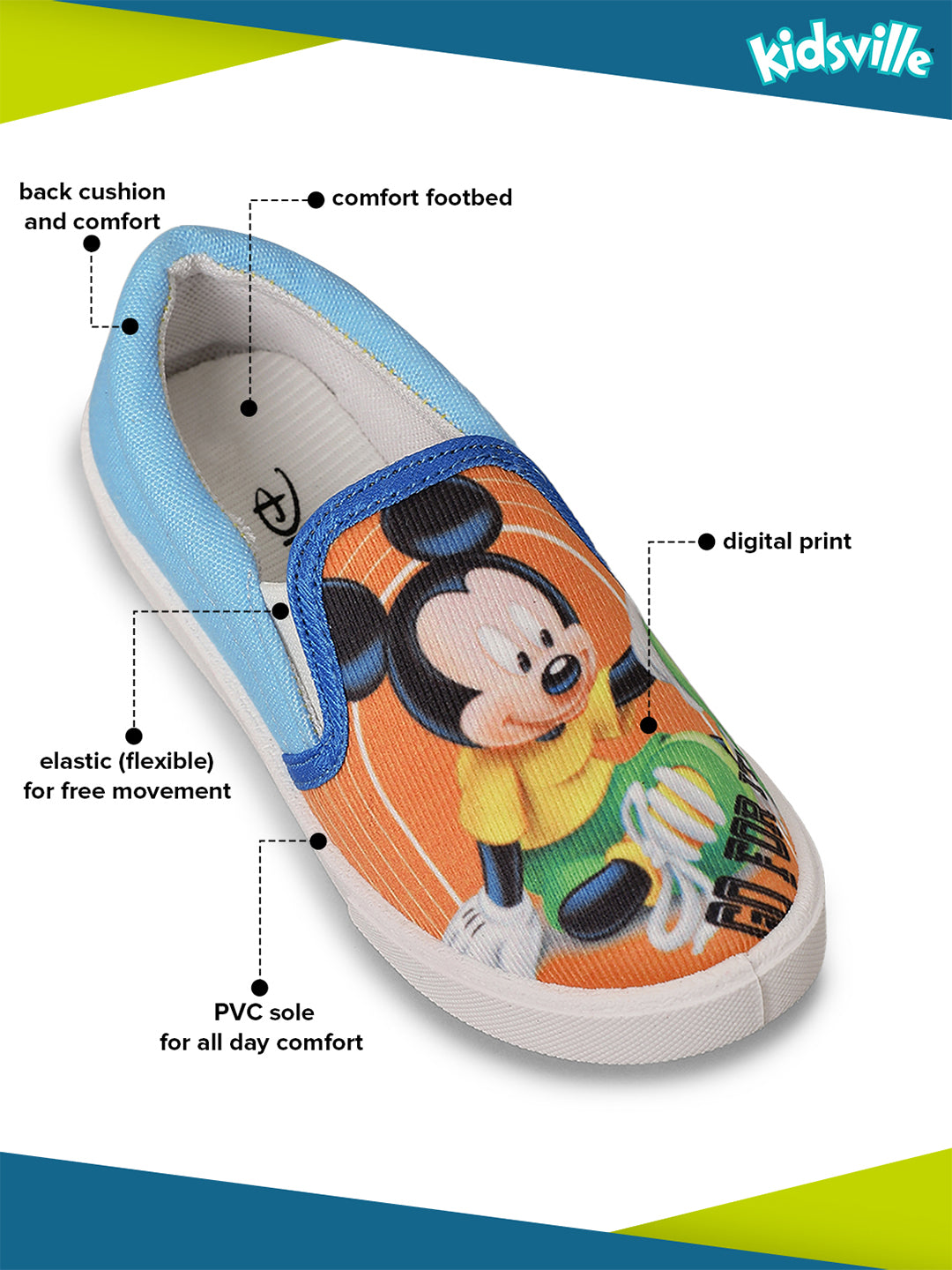 Mickey & Friends Shoes For Kids Boys