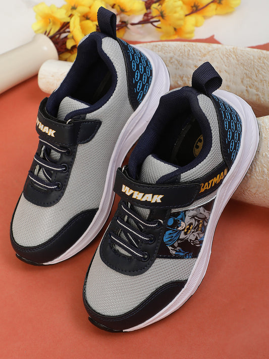 Batman Light Grey Shoes For Kids Boys