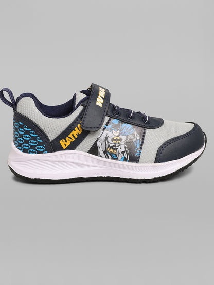 Batman Light Grey Shoes For Kids Boys