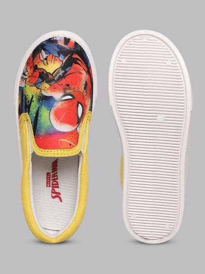 Spiderman Yellow Shoes For Kids Boys