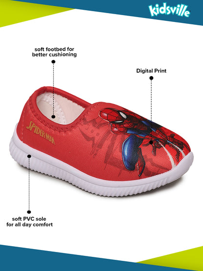 Spiderman Red Shoes For Kids Boys