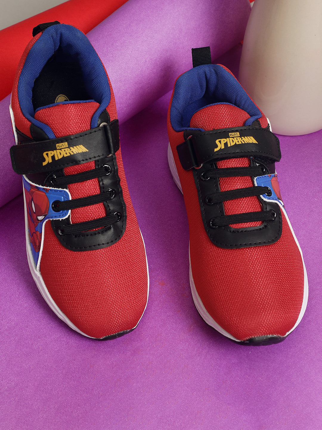 Spiderman Red Shoes For Kids Boys