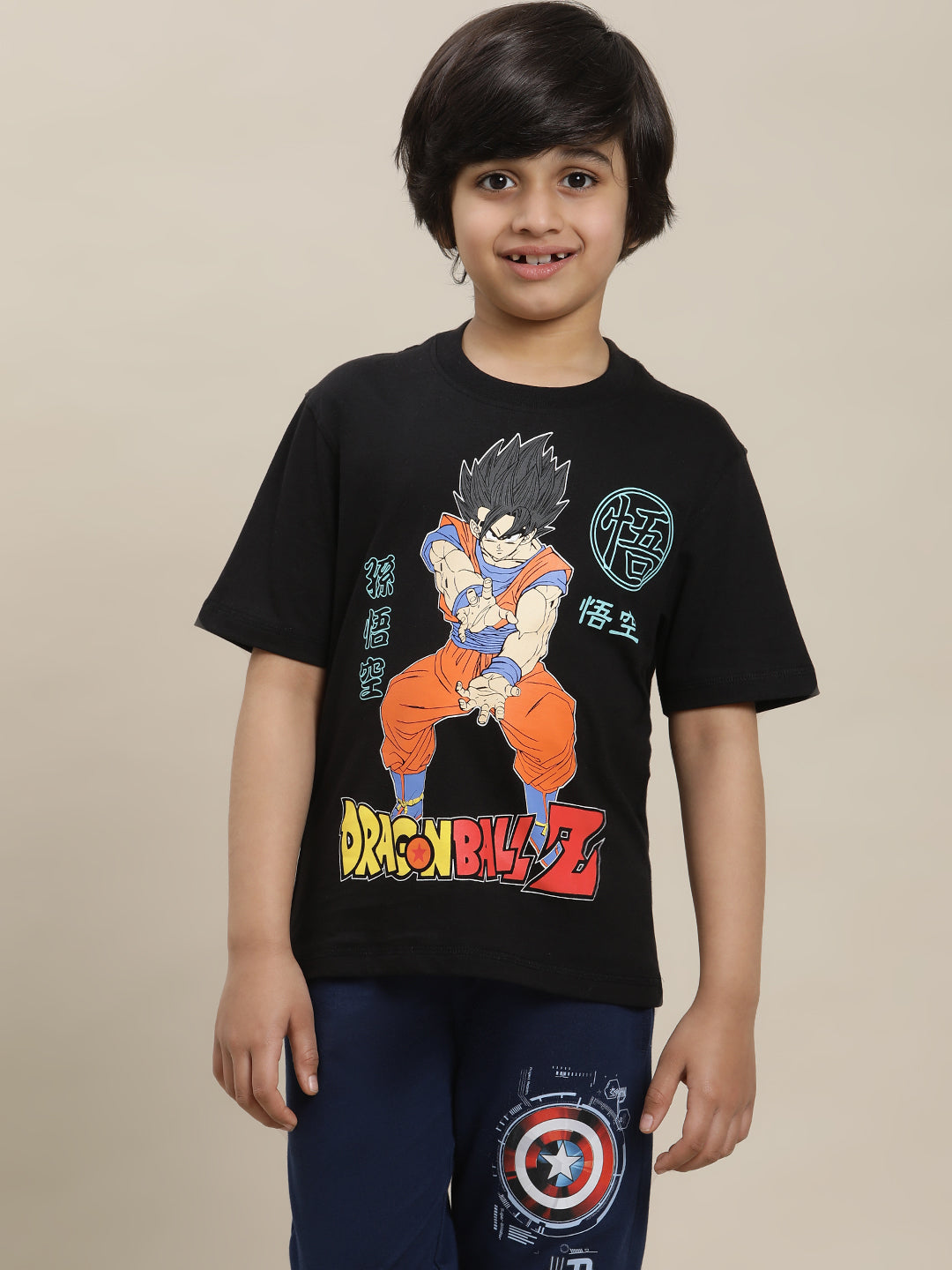 Dragon Ball Z Regular Fit Tshirt For Boys