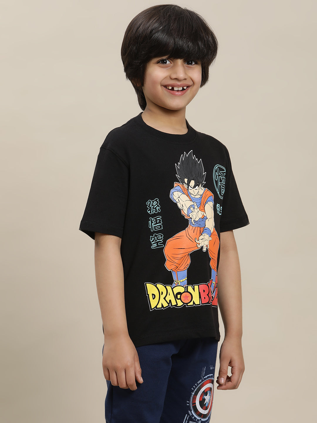 Dragon Ball Z Regular Fit Tshirt For Boys