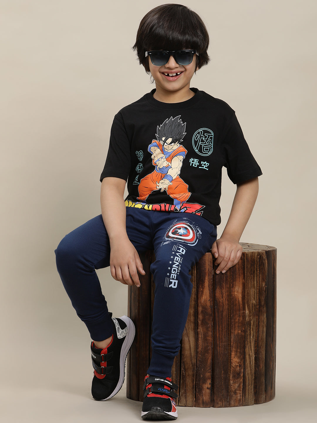 Dragon Ball Z Regular Fit Tshirt For Boys