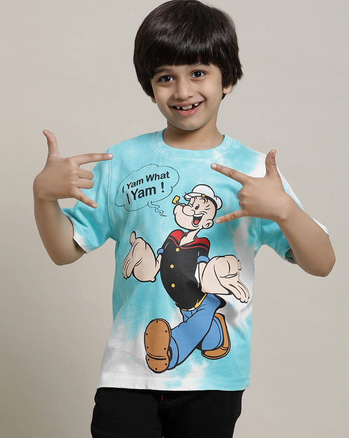 Popeye Regular Fit Tshirt For Boys