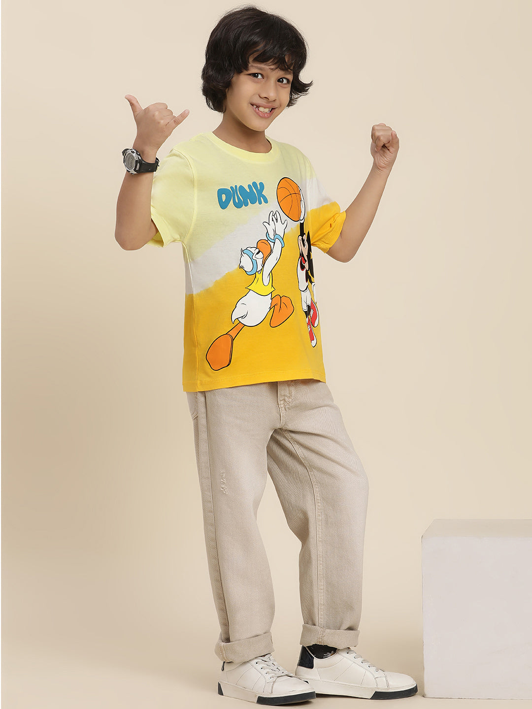 Mickey & Friends Regular Fit Tshirt For Boys