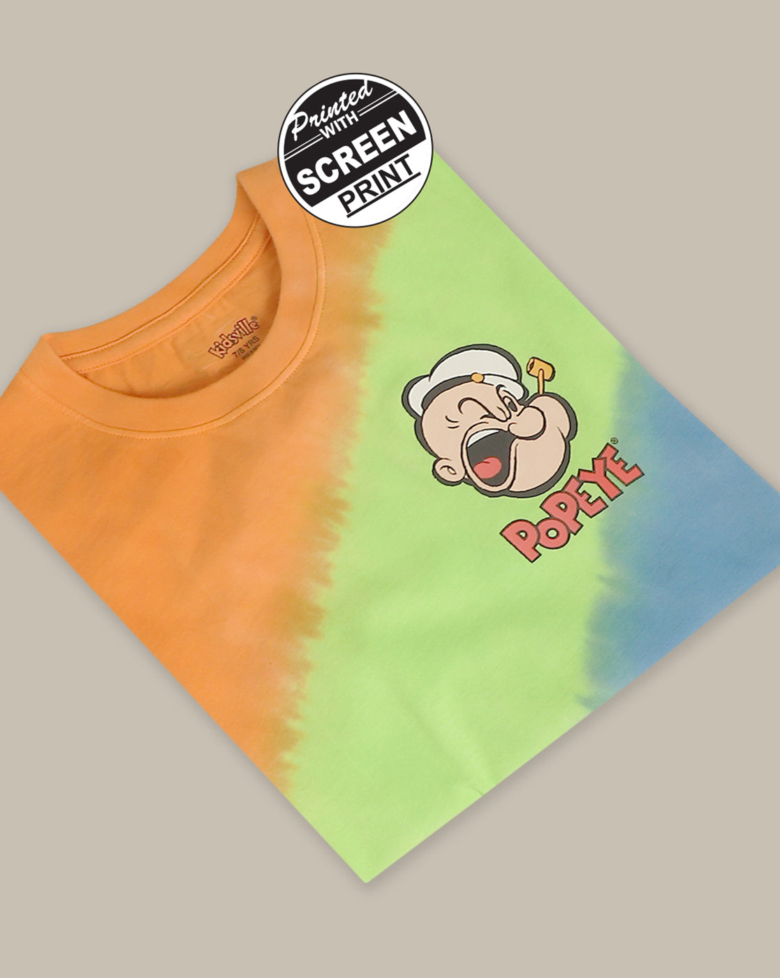 Popeye Regular Fit Tshirt For Boys