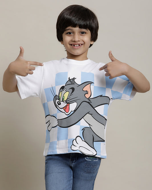 Tom & Jerry Regular Fit Tshirt For Boys