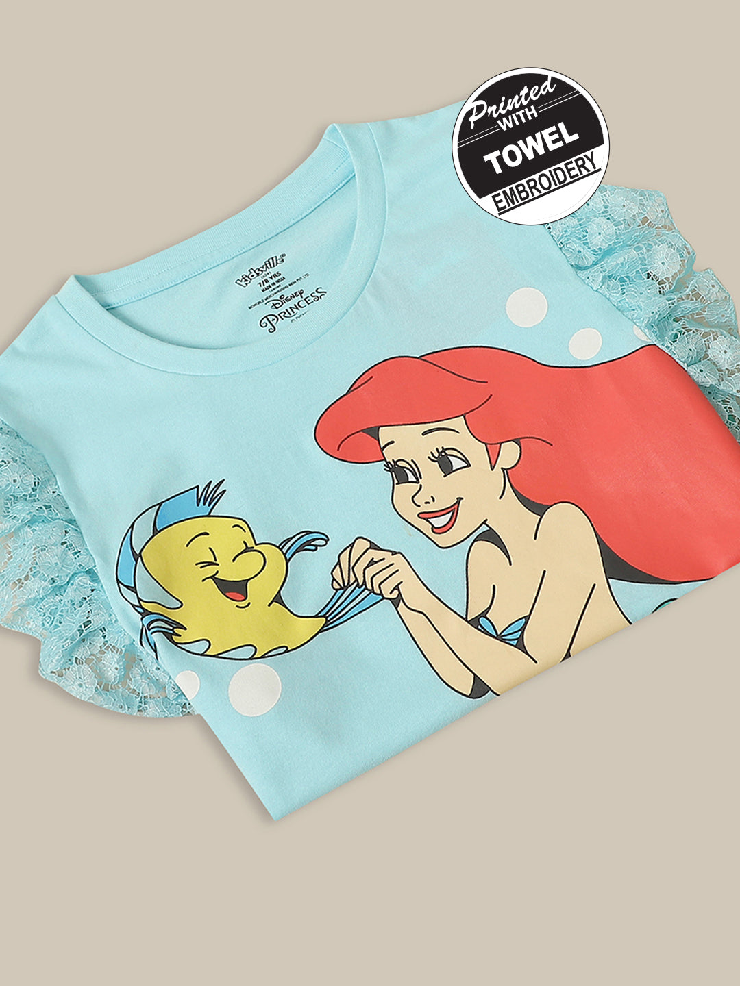 Disney Princess Regular Fit Tshirt For Girls