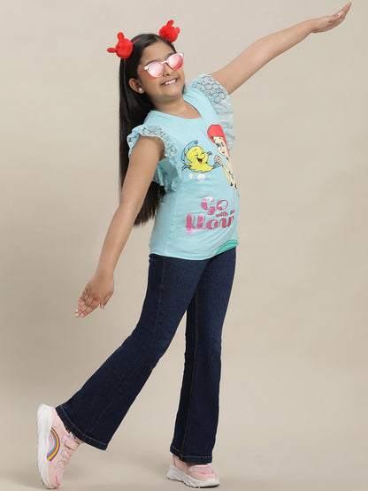 Disney Princess Regular Fit Tshirt For Girls