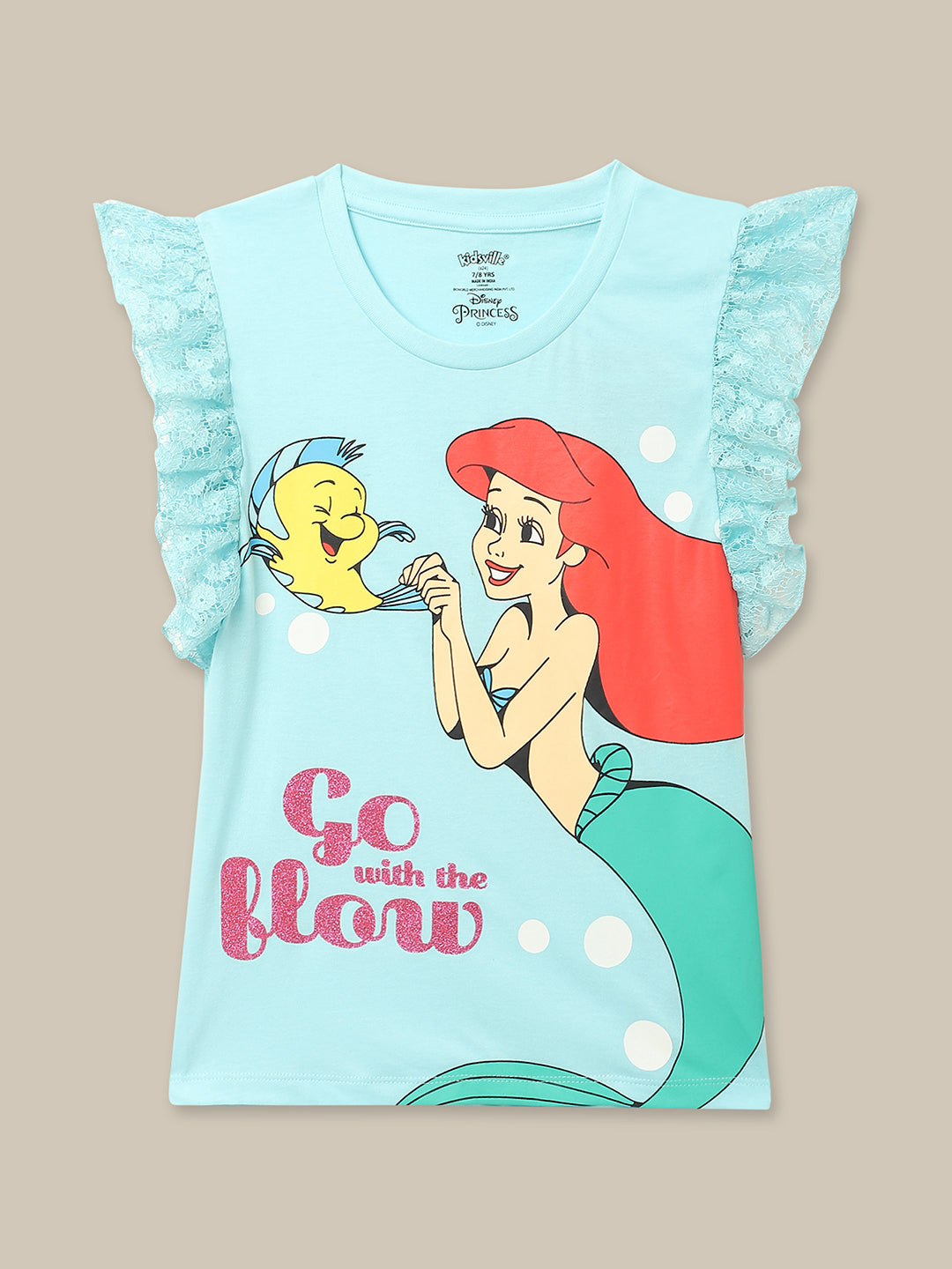 Disney Princess Regular Fit Tshirt For Girls