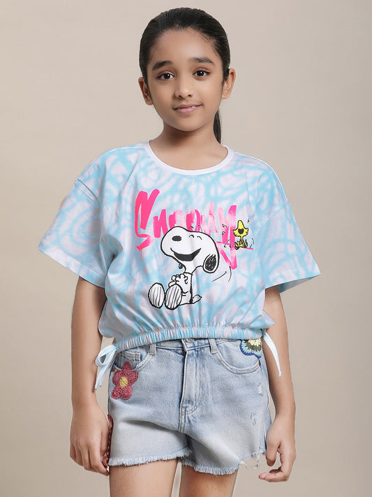 Peanuts Boxy Fit Tshirt For Girls