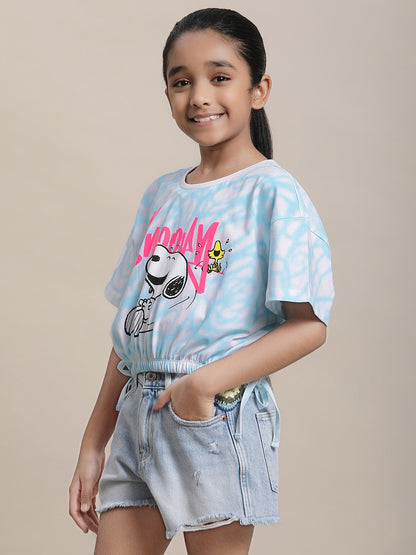 Peanuts Boxy Fit Tshirt For Girls