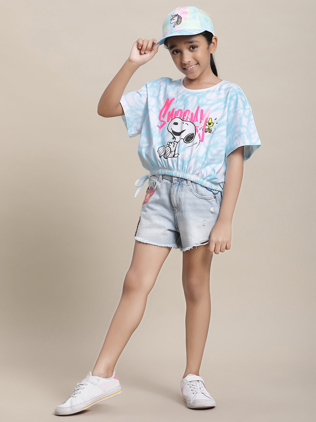 Peanuts Boxy Fit Tshirt For Girls