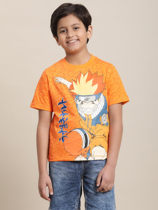 Naruto Regular Fit Tshirt For Boys