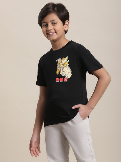 Dragon Ball Z Regular Fit Tshirt For Boys