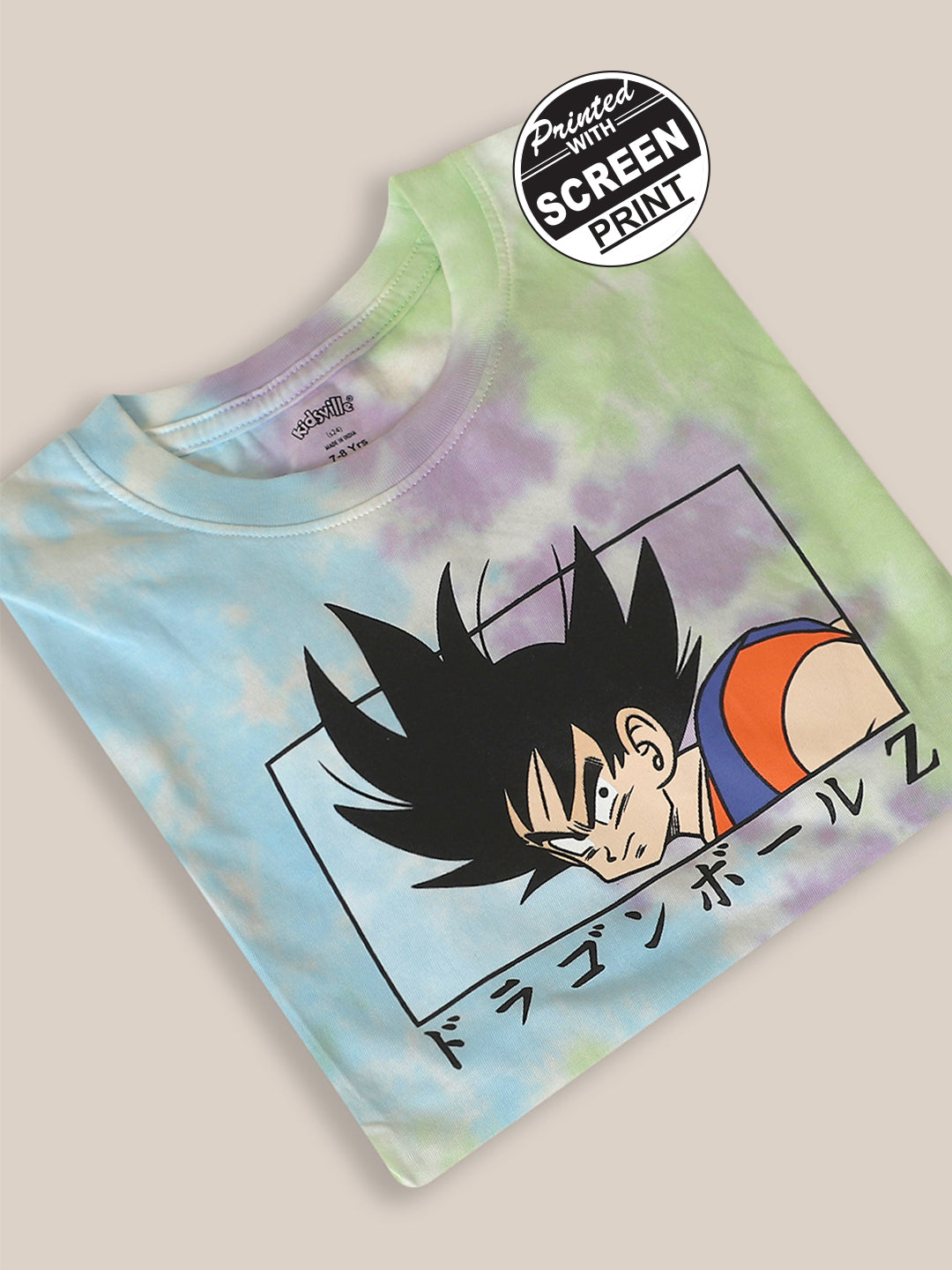 Dragon Ball Z Regular Fit Tshirt For Boys