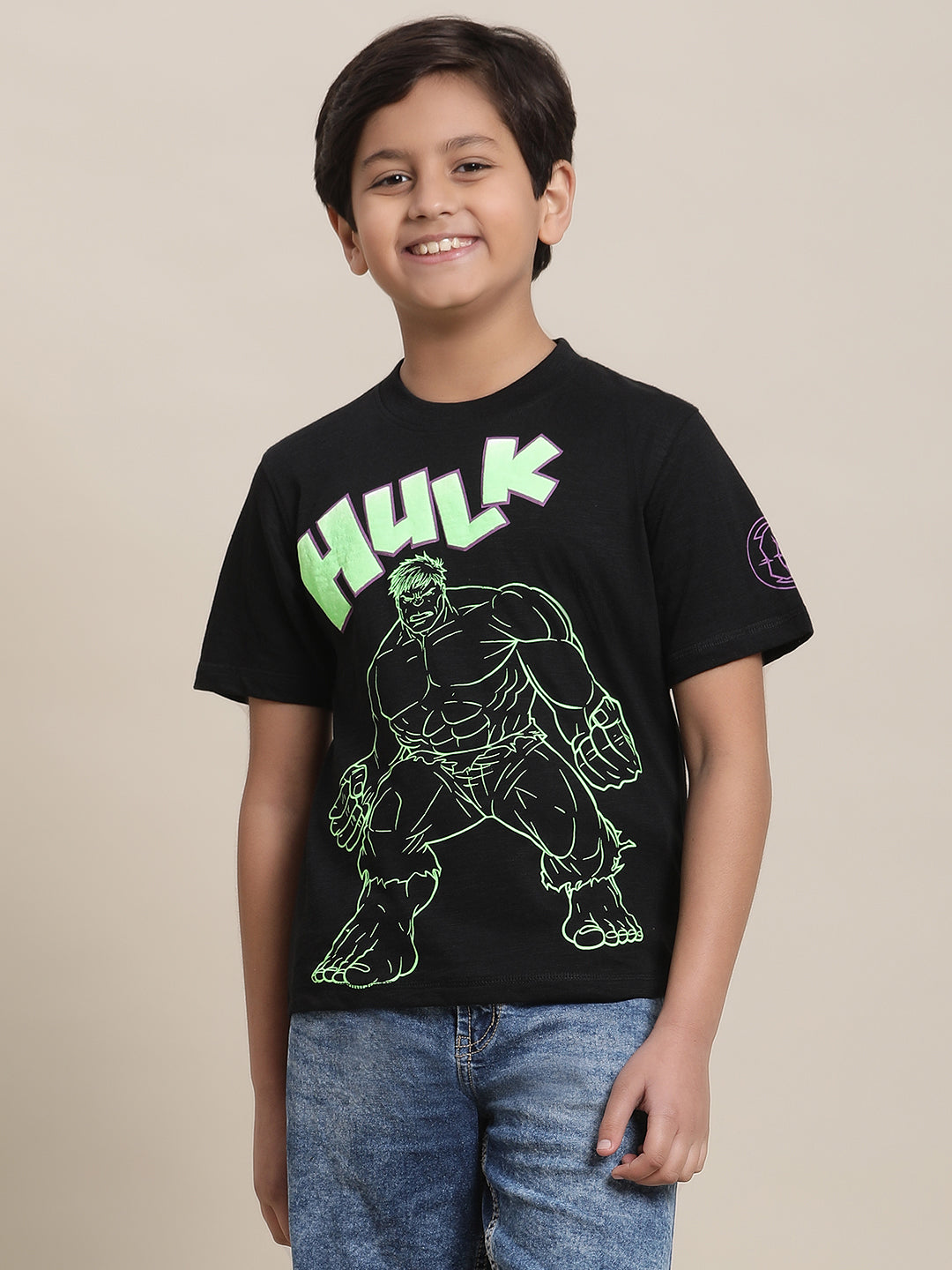 Hulk Regular Fit Tshirt For Boys