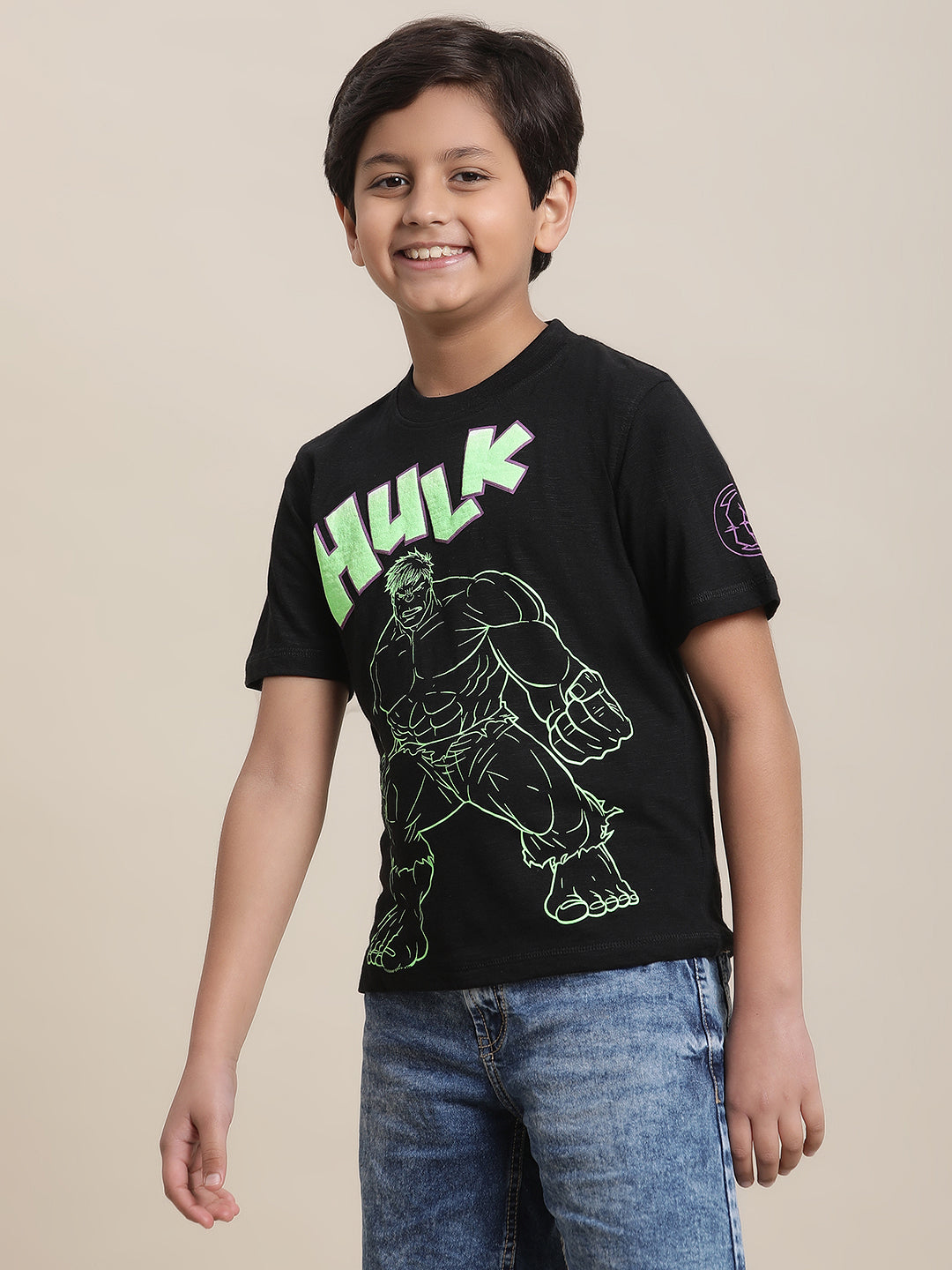 Hulk Regular Fit Tshirt For Boys