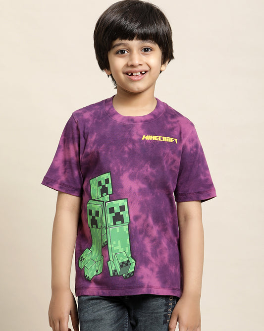 Minecraft Regular Fit Tshirt For Boys