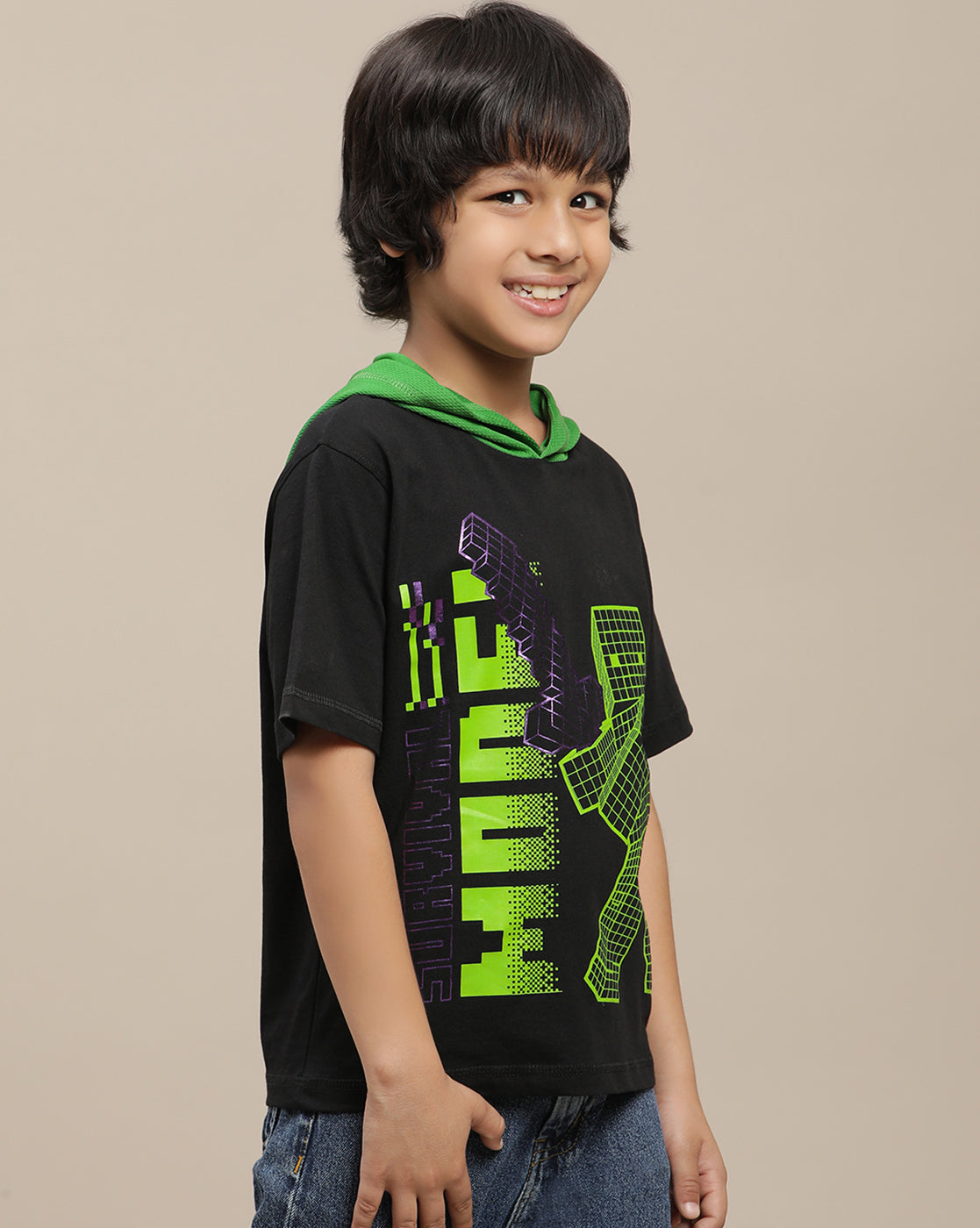 Minecraft Regular Fit Tshirt For Boys